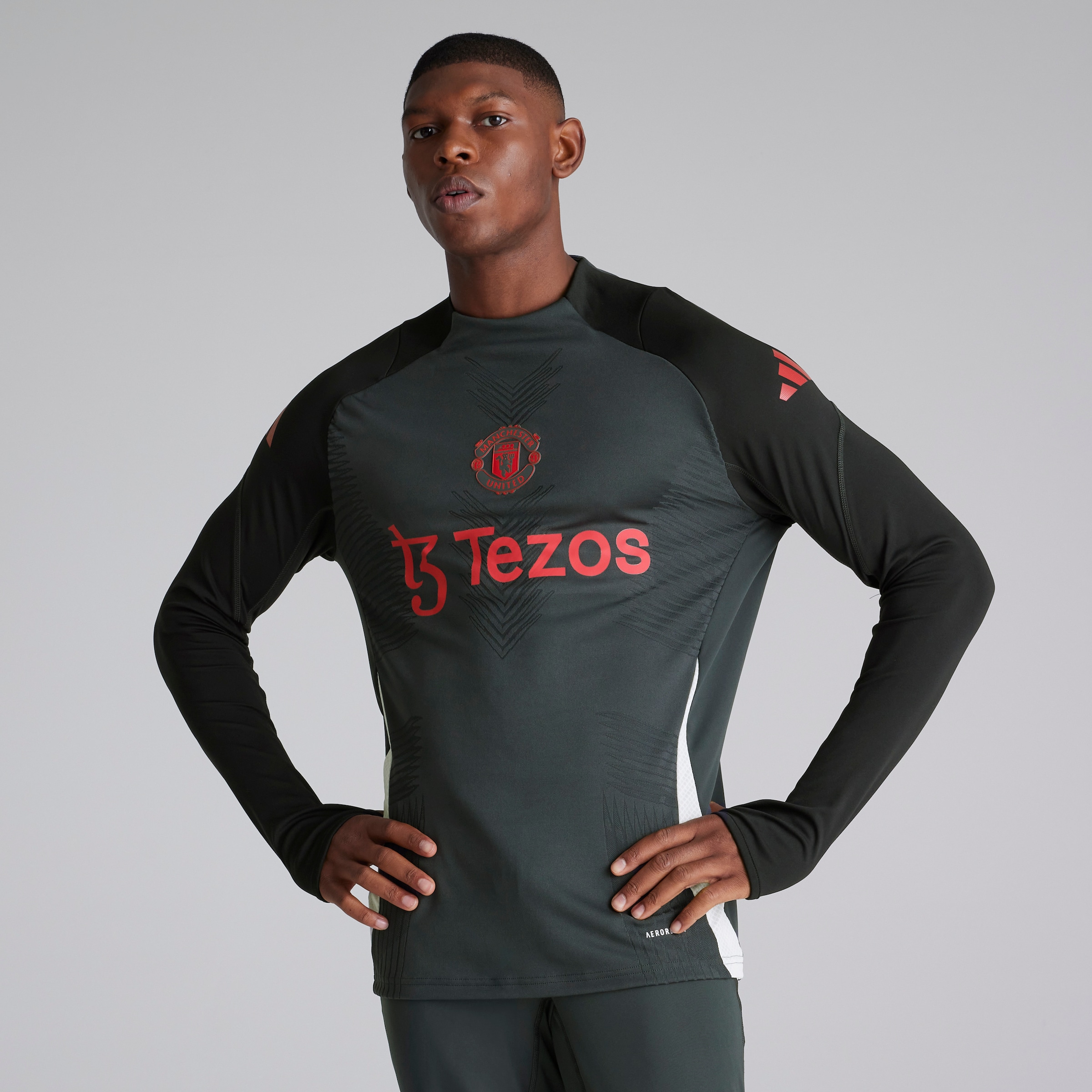 adidas Manchester United European Training Tiro 24 Pro Top Dark