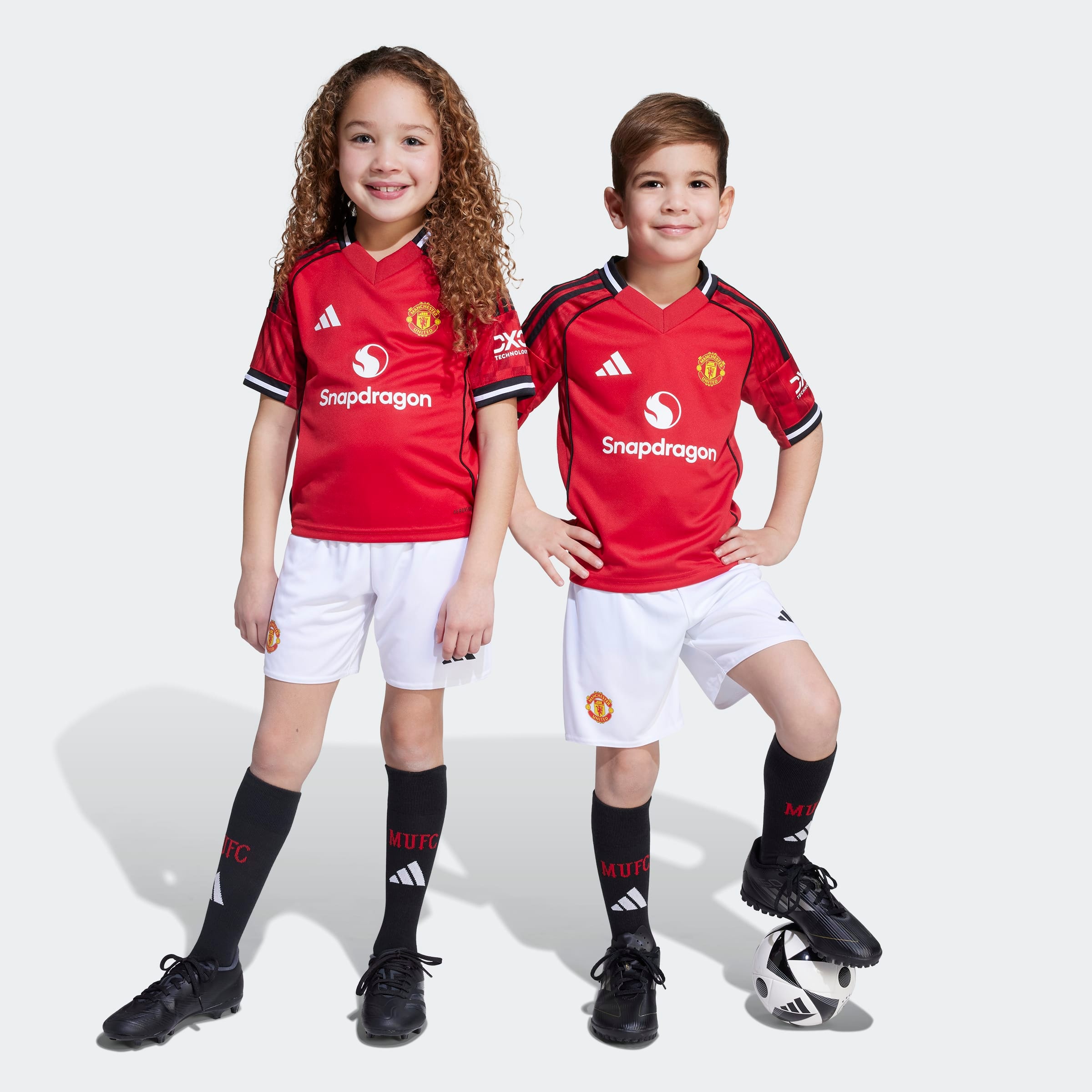 Adidas Manchester United Kids 25/26 Home Mini Kit 2-3Y